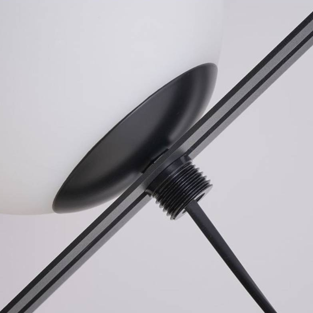 Adjustable Glass Globe Table Lamp, UK Plug - view 12