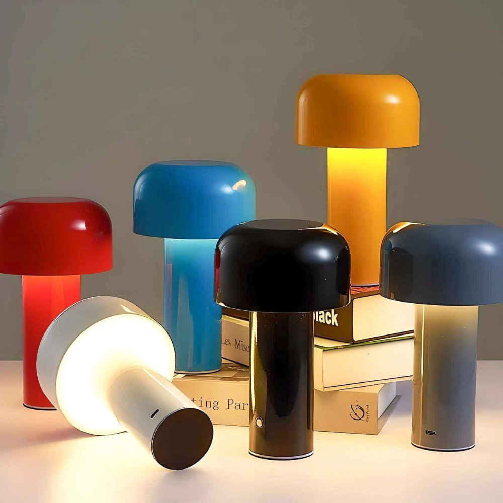 Rechargeable Mushroom Table Lamp with 3 Brightness Levels - view 12