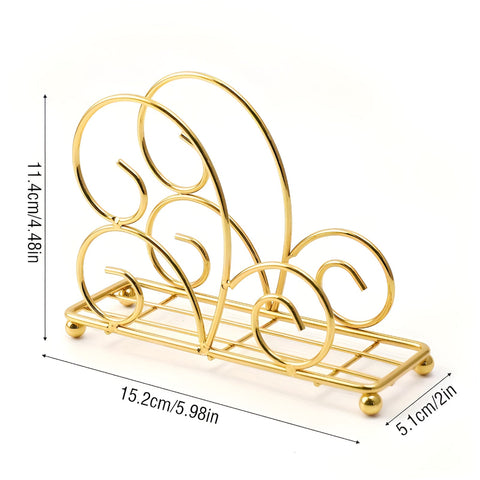 Scrollwork Iron Napkin Holder – image 9