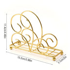 Scrollwork Iron Napkin Holder – image 9