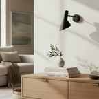Tapered Metal Wall Sconce, Directional Nordic Task Light - view 15