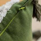 Tufted Leaf Cushion Cover with Corner Tassels – image 9