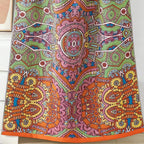 Patterned Cotton Gauze Bath Towel – image 2