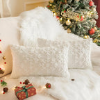 Textured Snowflake Cushion Cover – image 3