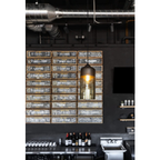 Geometric Glass Pendant Light, Clear or Smoky Finish - view 4