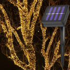 Solar Outdoor Fairy String Lights, Warm White LED - view 4