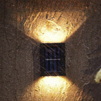 Solar Dual-Beam LED Wall Light for Gardens and Fences - view 10