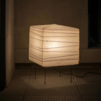 Paper Lantern Table Lamp with Metal Handle, UK Plug - view 23