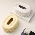 Ribbed Ceramic Tissue Holder – image 3