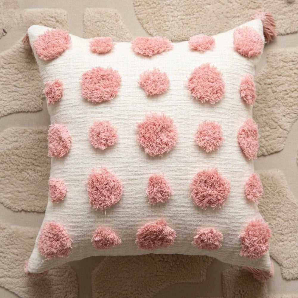 Tufted Geometric and Heart Cushion Cover – image 6