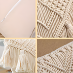 Macramé Tassel Cushion Cover – image 3