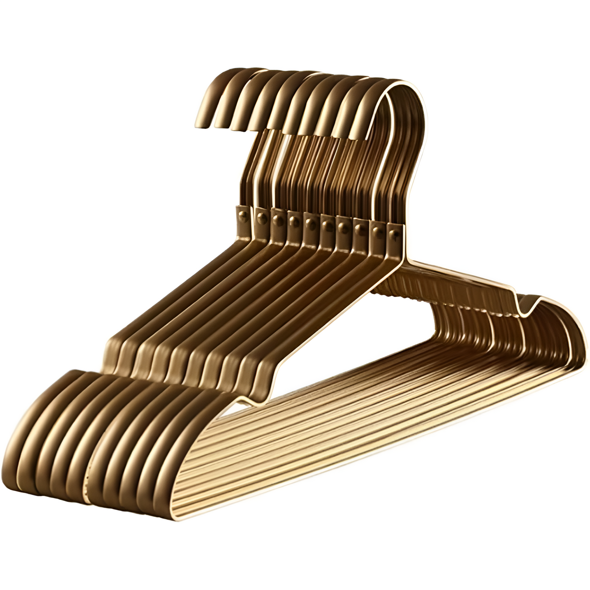 Aluminium Alloy Clothes Hangers – Pack of 10 – image 4