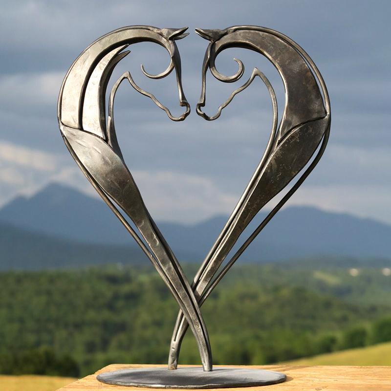 Decorative Metal Horse Sculpture