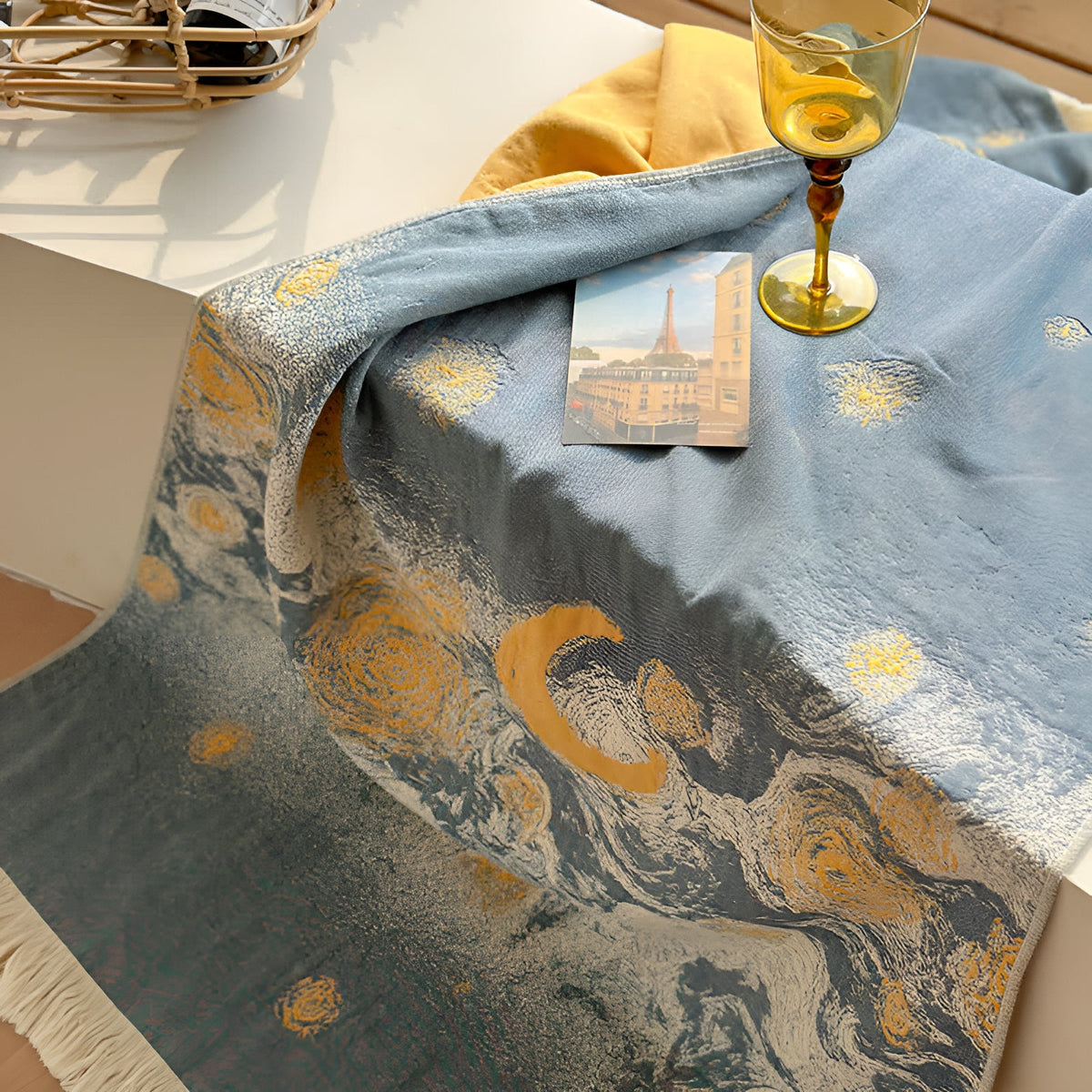 Patterned Cotton Bath Towel – image 7