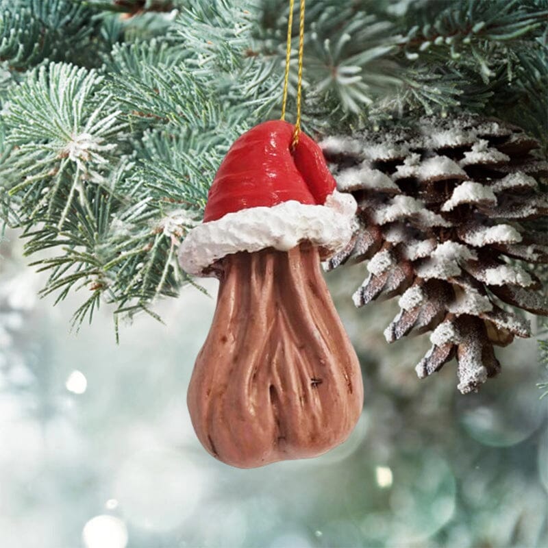 Brown 3D Acrylic Christmas Hanging Ornament