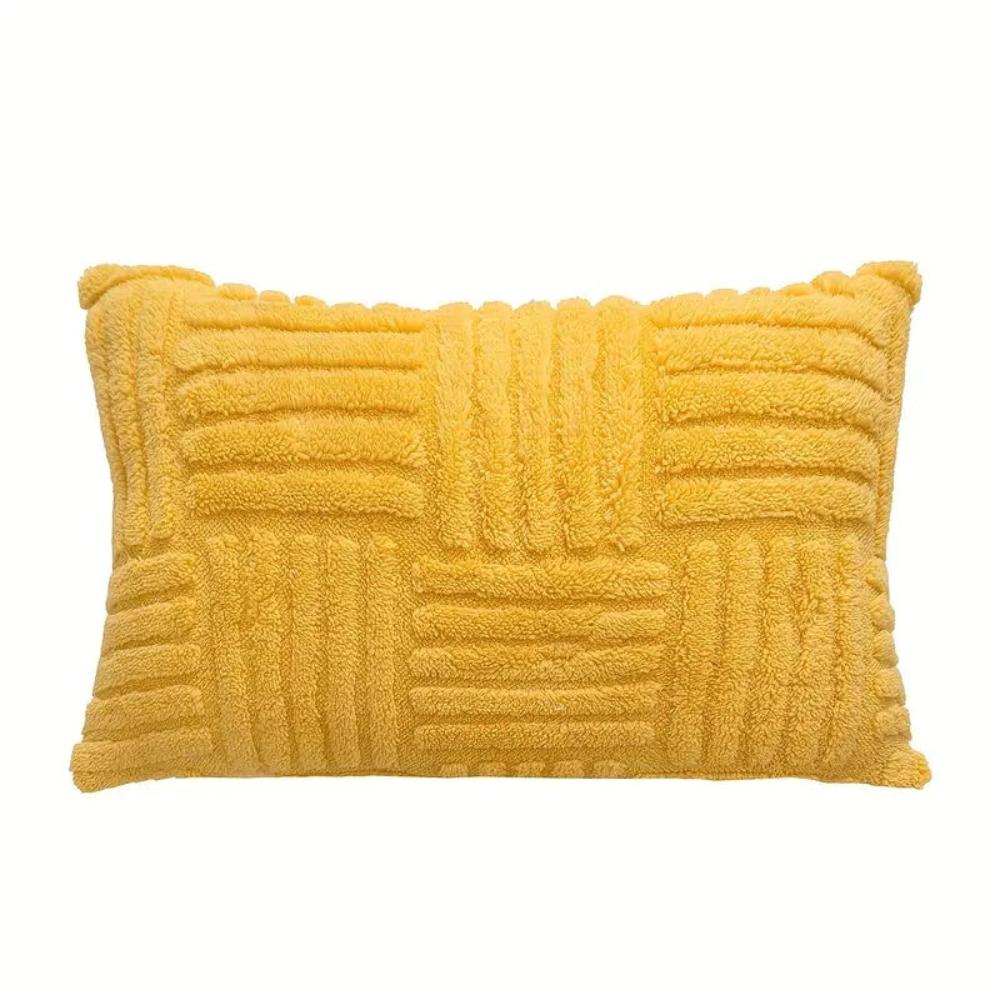 Textured Faux Fur Cushion Cover with Velvet Reverse – image 8