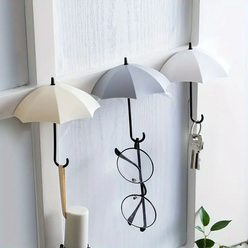 Umbrella Wall Hooks, Set of 3