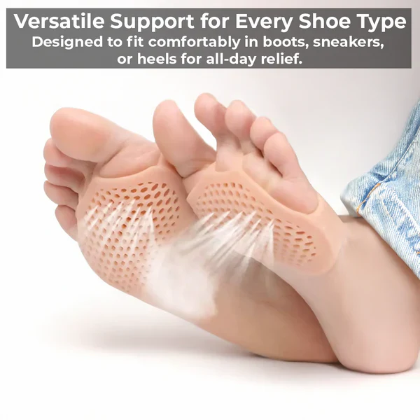 Reusable Gel Forefoot Pads, Breathable Pair — product view 3