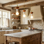 Geometric Wood Pendant Light, Sculptural Nordic Design - view 8