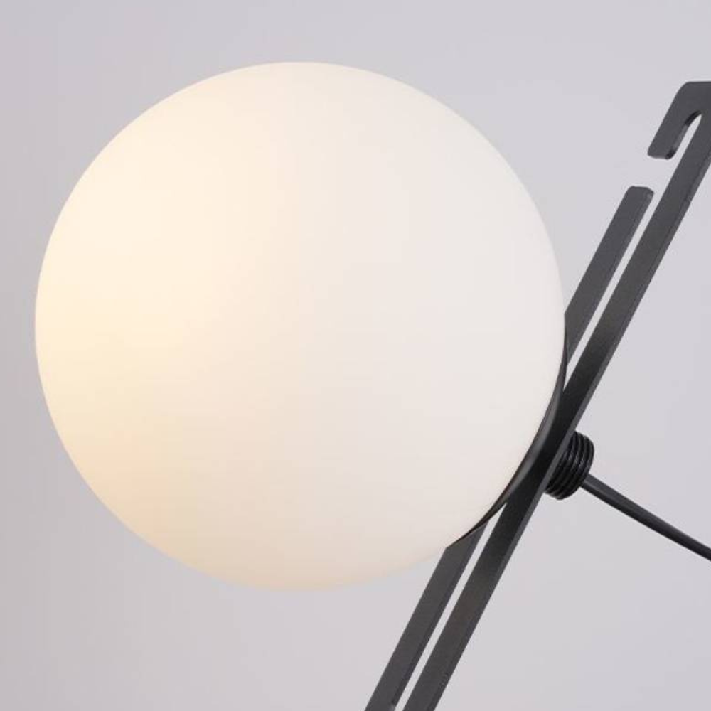 Adjustable Glass Globe Table Lamp, UK Plug - view 11
