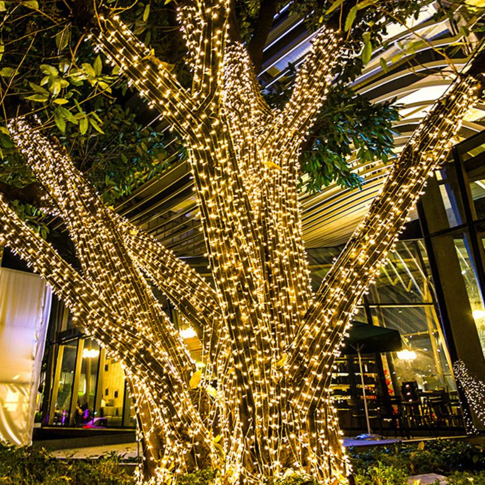 Solar Outdoor Fairy String Lights, Warm White LED - view 5