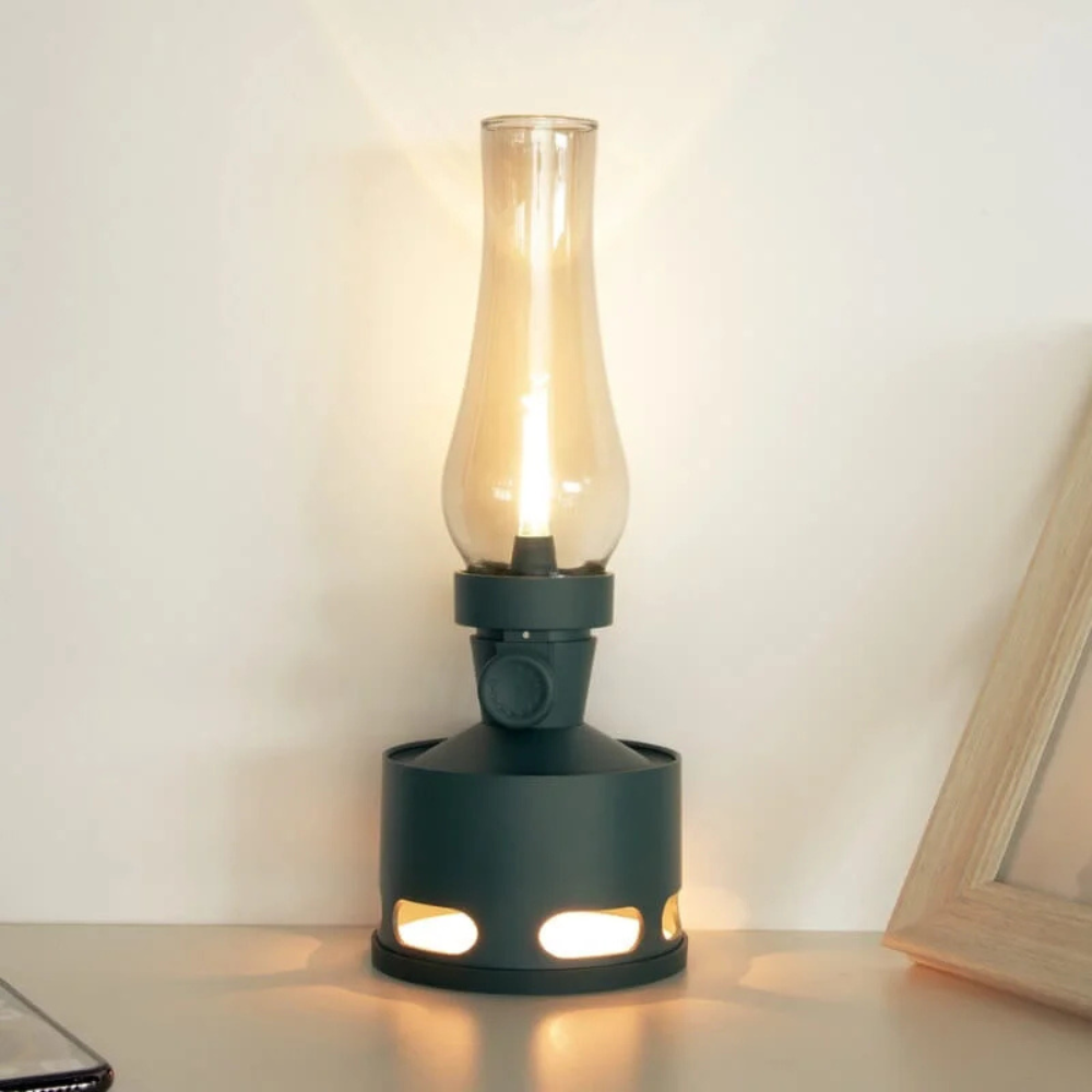 Rechargeable LED Lantern with Glass Chimney, USB-C - view 1