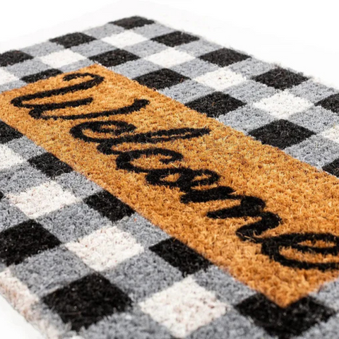 Buffalo Check Coir Doormat – image 6
