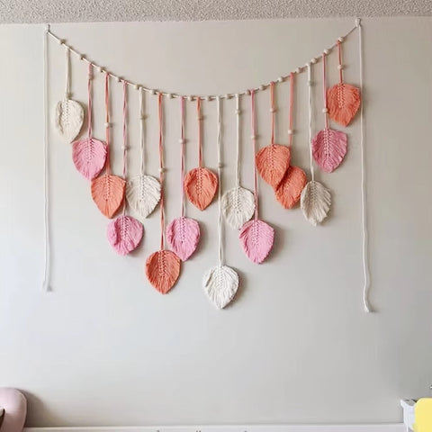 Macramé Leaf Wall Hanging – image 7