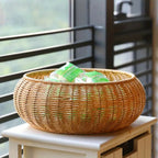 Woven Rattan Storage Basket with Domed Lid – image 7