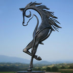 Decorative Metal Horse Sculpture