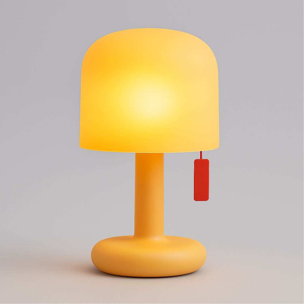 Mini Orange Mushroom Table Lamp, USB Rechargeable - view 6