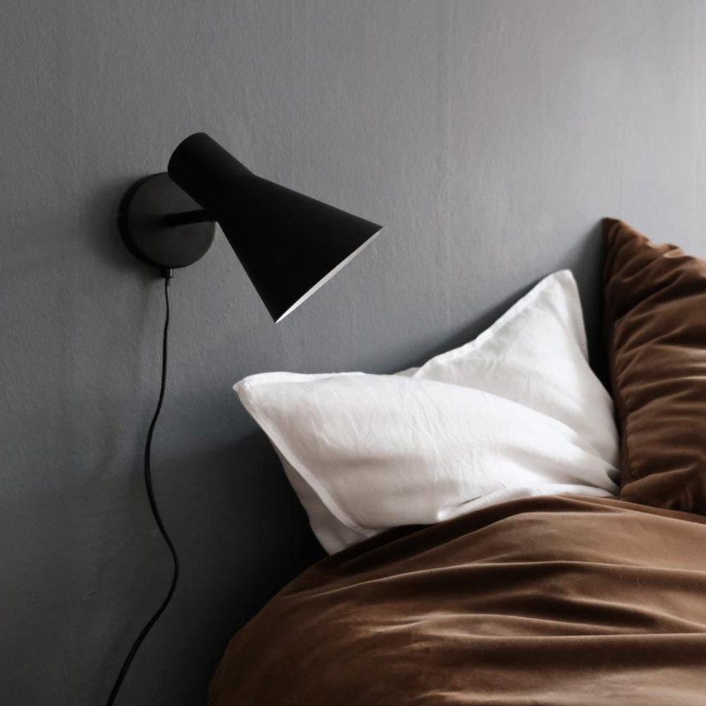 Tapered Metal Wall Sconce, Directional Nordic Task Light - view 6
