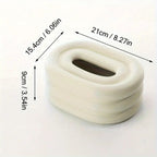 Ribbed Ceramic Tissue Holder – image 5