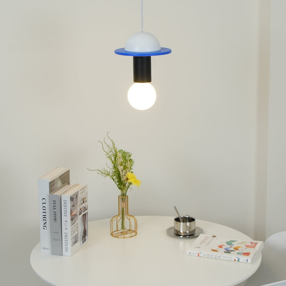 Geometric Wood Pendant Light, Sculptural Nordic Design - view 30