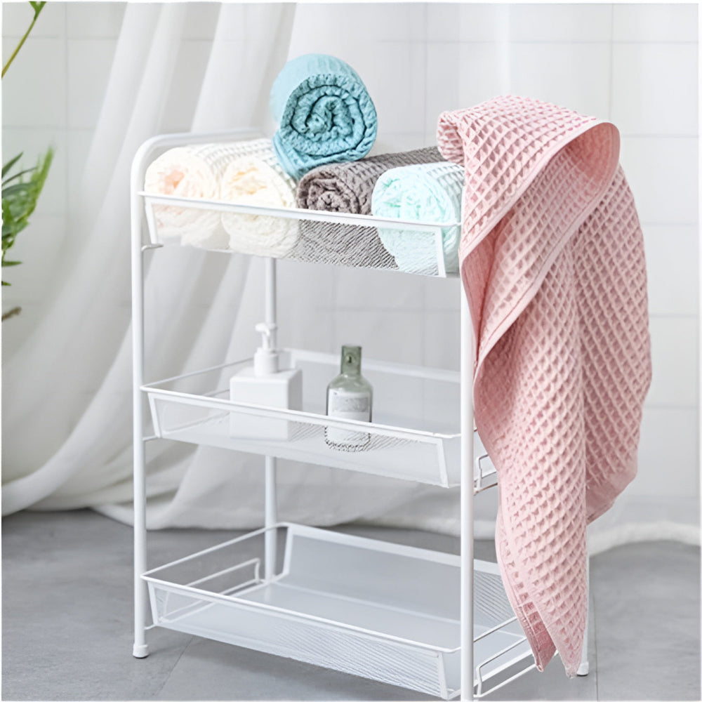 Waffle Weave Cotton Bath Towel – image 4