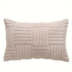 Textured Faux Fur Cushion Cover with Velvet Reverse – image 10