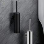 Wall-Mounted Stainless Steel Toilet Brush and Holder — product view 4