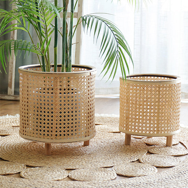 Woven Rattan Plant Pot Holder