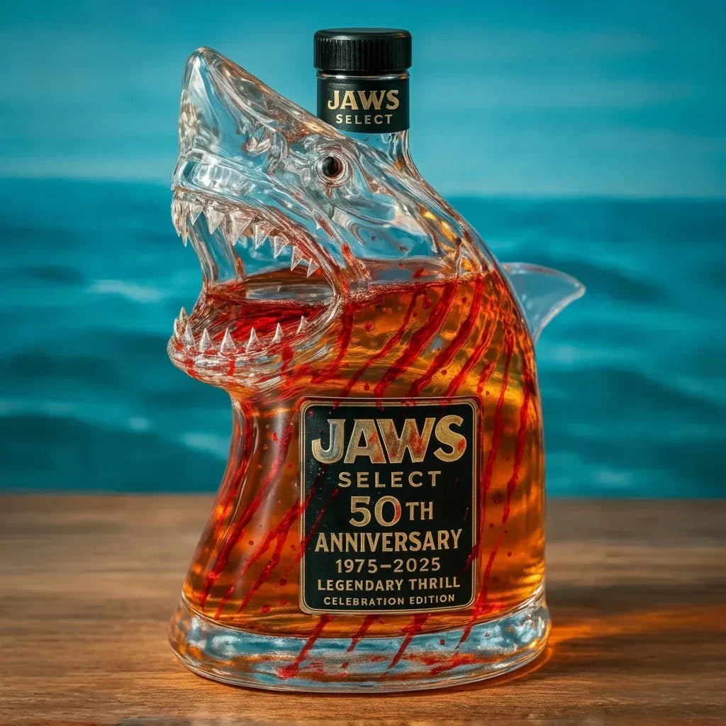 Shark-Shaped Glass Decanter for Home Bar Display — product view 1