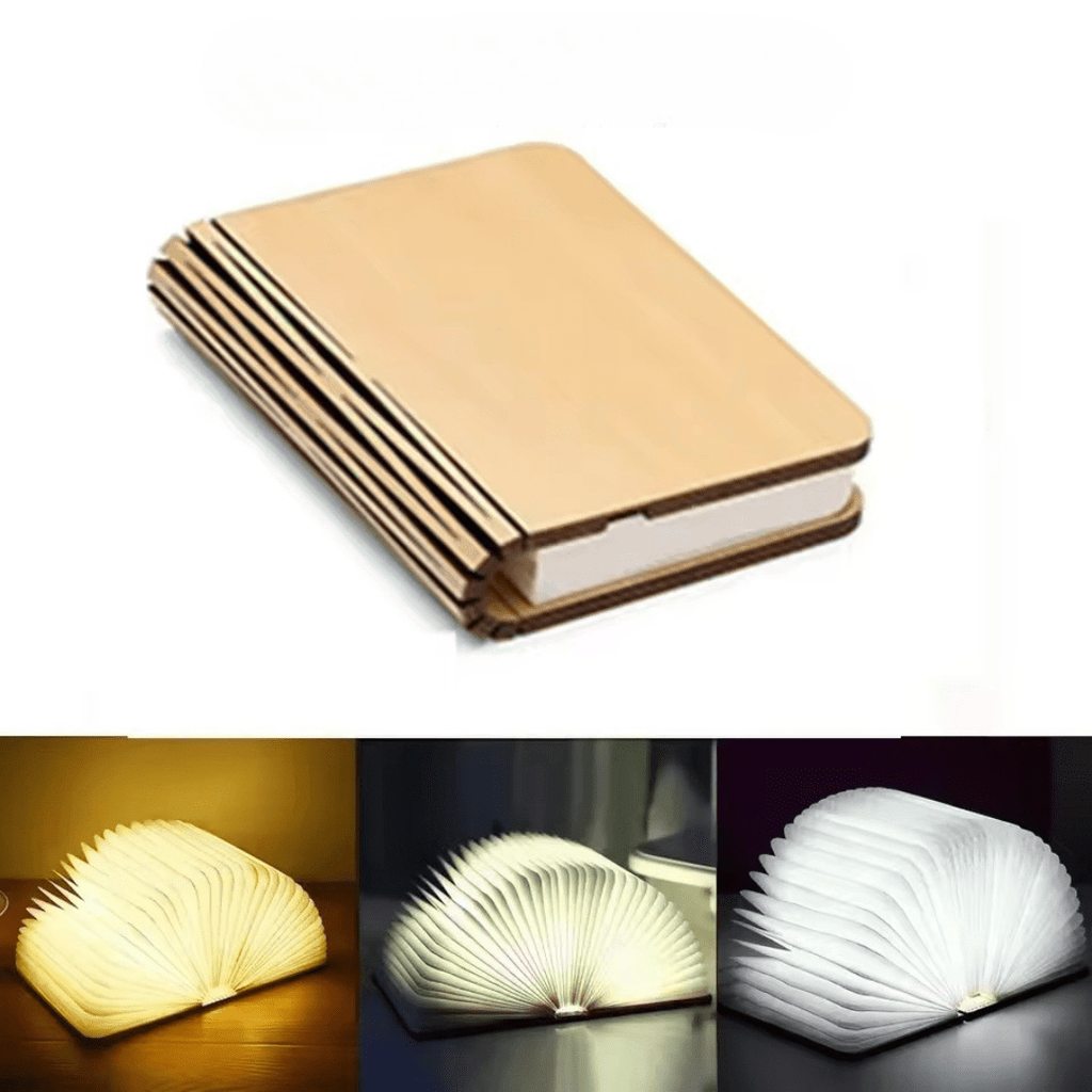 Foldable Book Lamp, USB Rechargeable LED Light with 3 Modes - product view 8