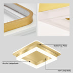 Bezel LED Flush Ceiling Light, Low-Profile Design - view 12