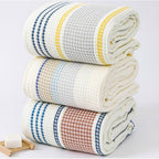 Colour Block Striped Cotton Bath Towel – image 5