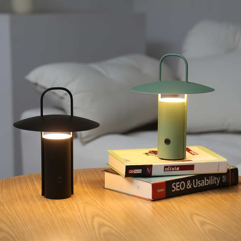 Cordless Metal Table Lamp, USB Rechargeable 3-Colour LED Light - product view 6