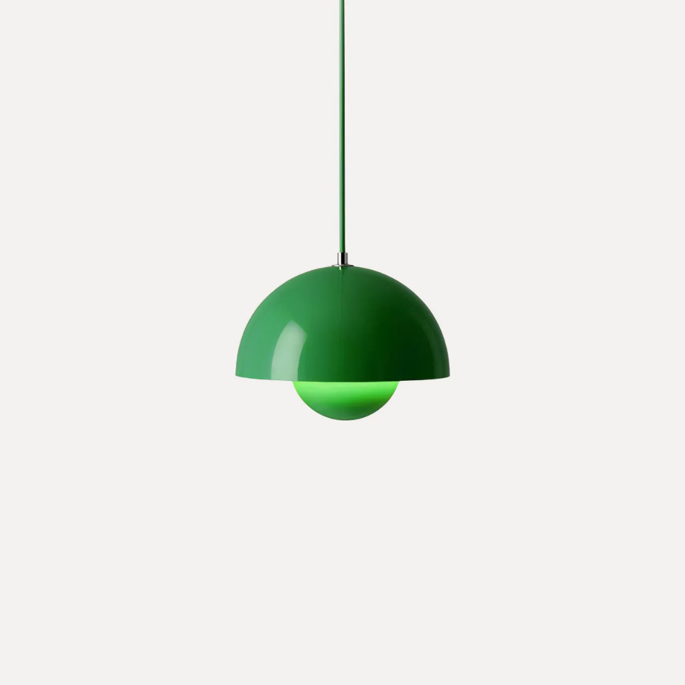 Layered Metal Dome Pendant Light, Mid-Century Style - view 38