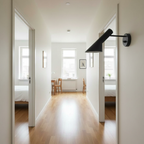 Tapered Metal Wall Sconce, Directional Nordic Task Light - view 13