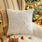 Textured Snowflake Cushion Cover – image 5
