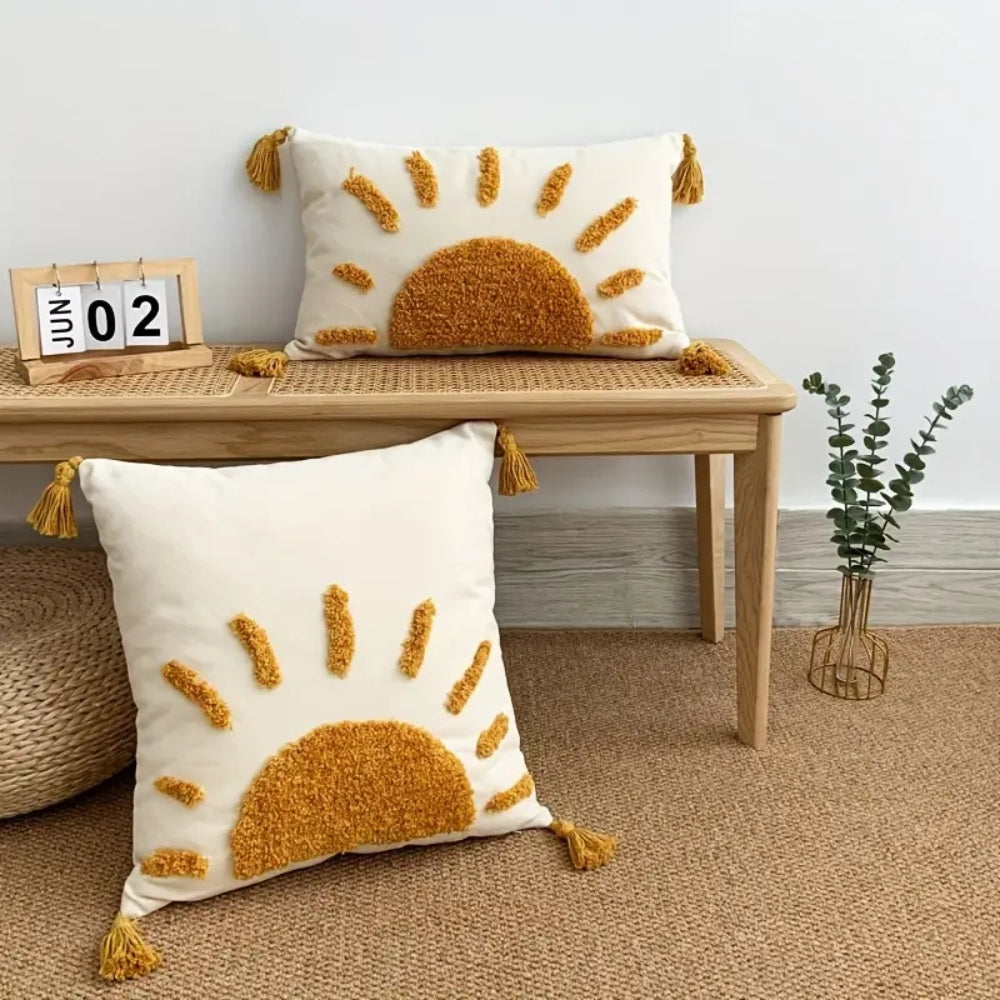 Tufted Sun Tassel Cushion Cover – image 5