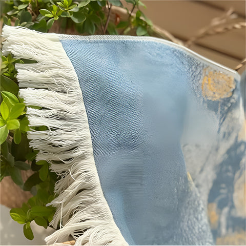 Patterned Cotton Bath Towel – image 10