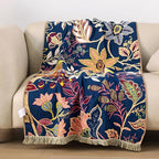 Reversible Floral Cotton Bath Towel – image 12