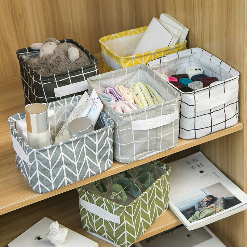 Patterned Canvas Storage Basket – product image 4